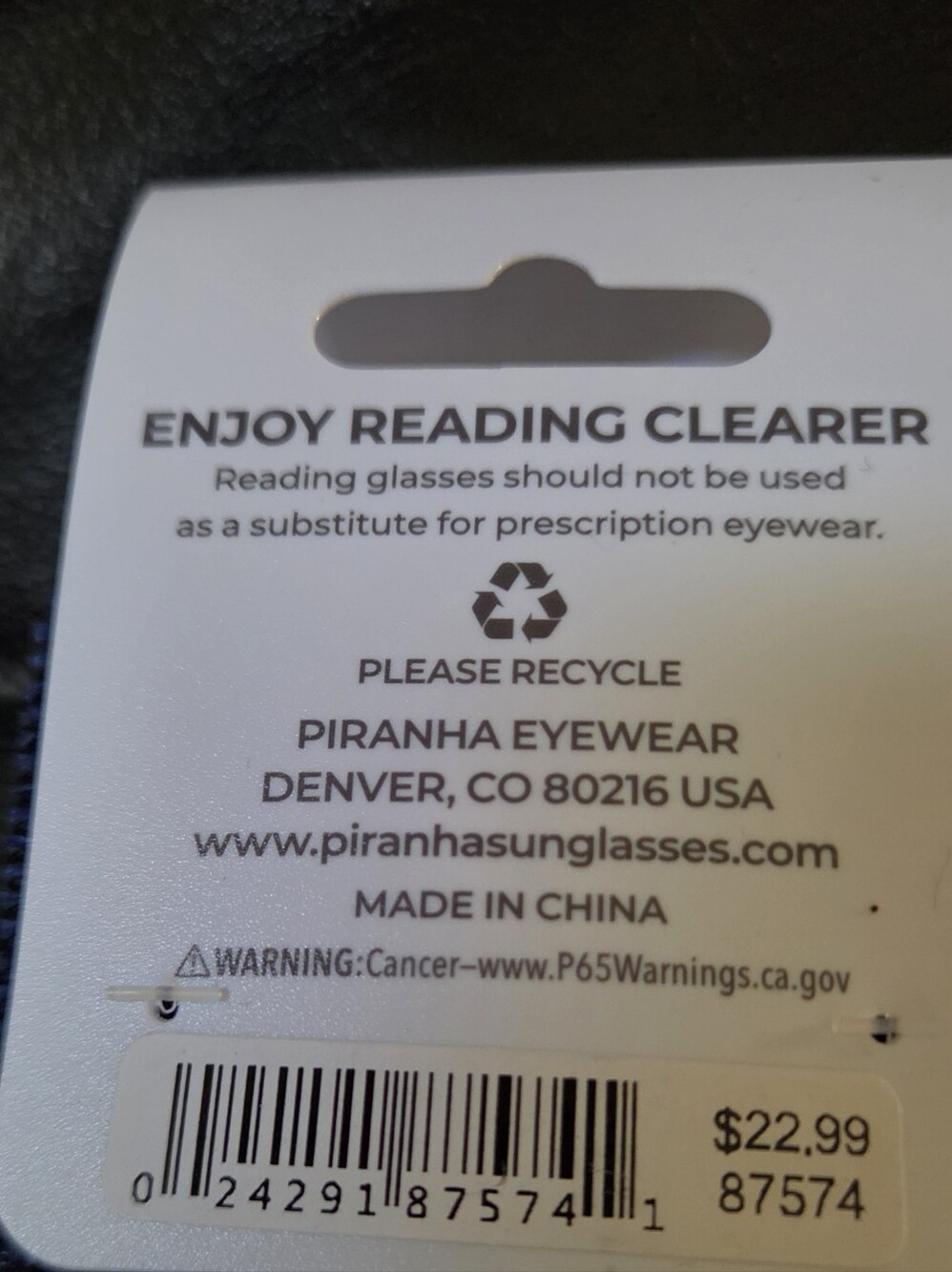 Piranha Optics Women's Red Reading Glasses +2.00 NEW Case Included - Picture 5 of 5